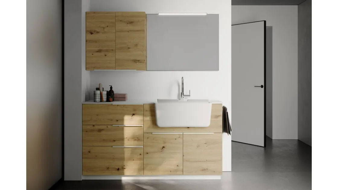 Mobile da Bagno Spazio Time 01A di Ideagroup